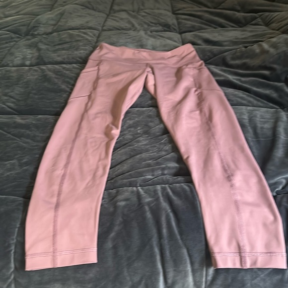pink/violet 90 degree by reflex Size M leggings with pockets. EUC - Picture 1 of 13